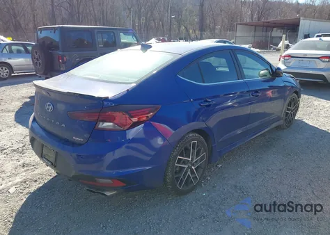 2020 Hyundai Elantra Sport from USA, damaged, VIN KMHD04LB8LU069114
